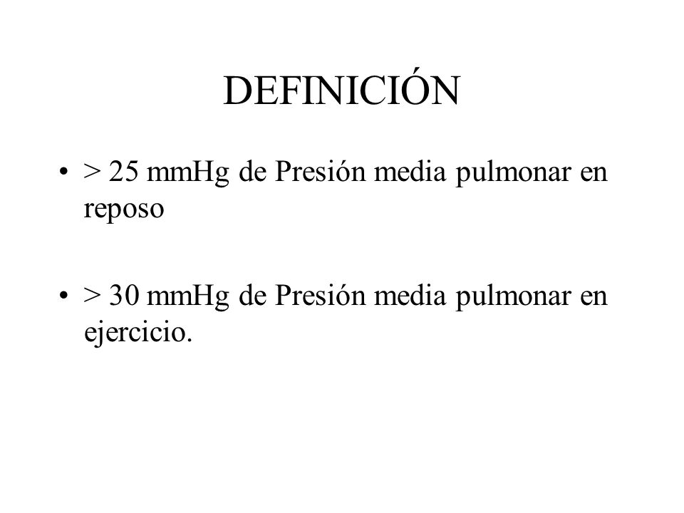 Definición de presión media